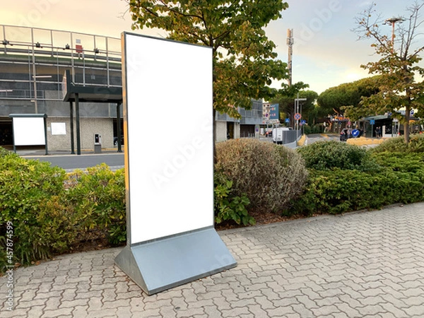 Obraz Vertical space for mockup use