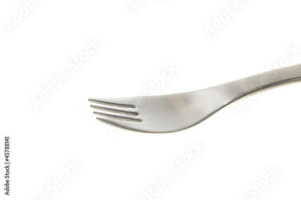 Fototapeta Fork isolated on white