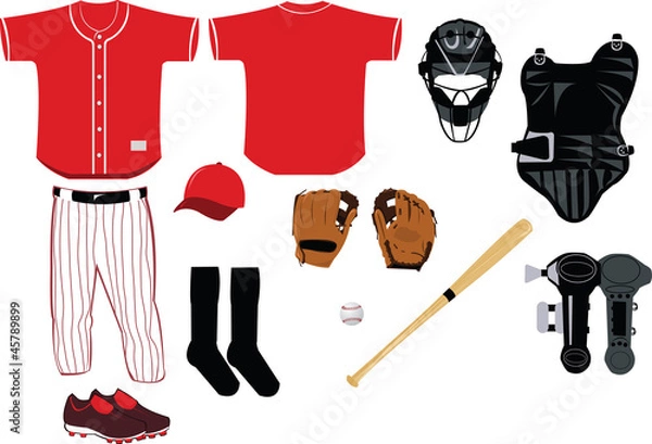 Obraz Baseball Equipment