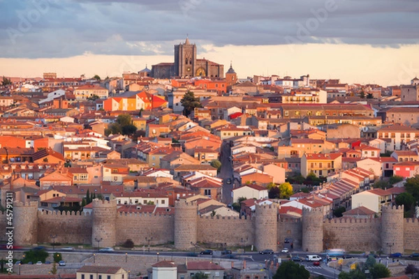 Fototapeta ancient Avila Spain
