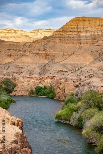 Obraz river in the canyon