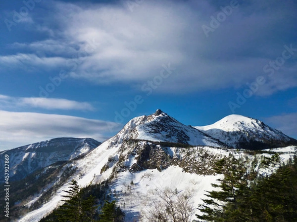 Obraz 日本の山　天狗岳　3月
