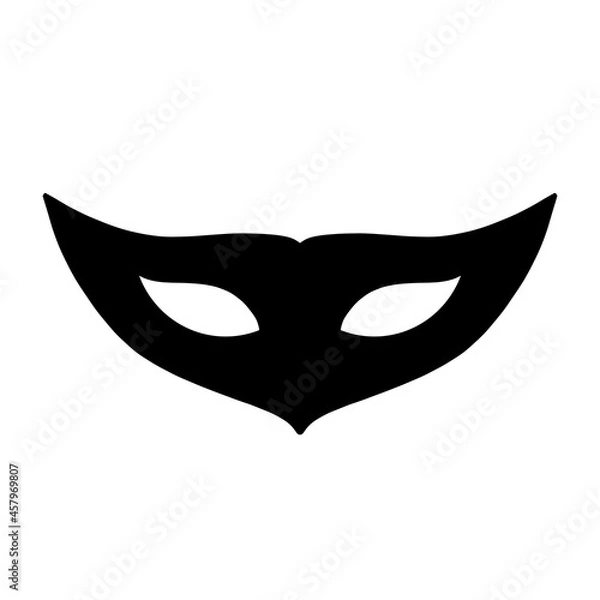 Fototapeta ベネチアンマスク　シルエット