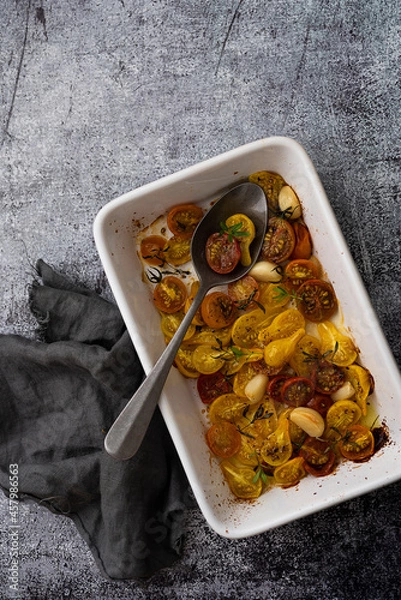 Obraz Roasted tomatoes with thyme