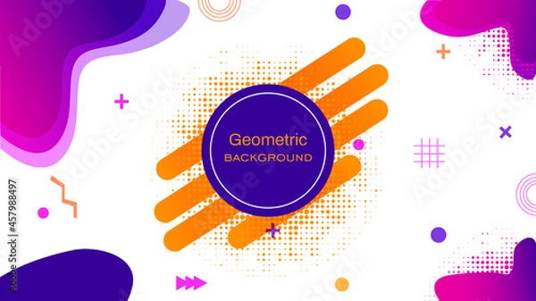 Fototapeta Abstract illustration design background