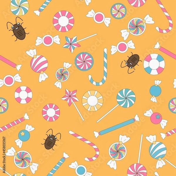 Fototapeta Candy print in vector