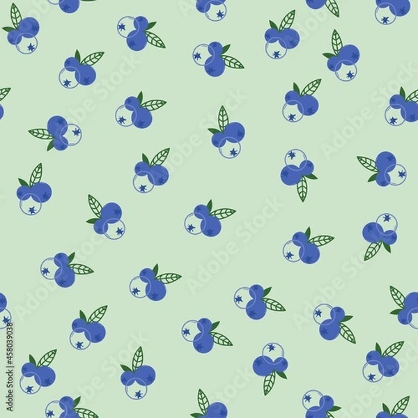 Fototapeta Berries seamless pattern