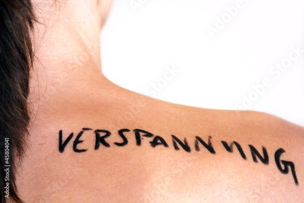 Obraz verspannter Nacken