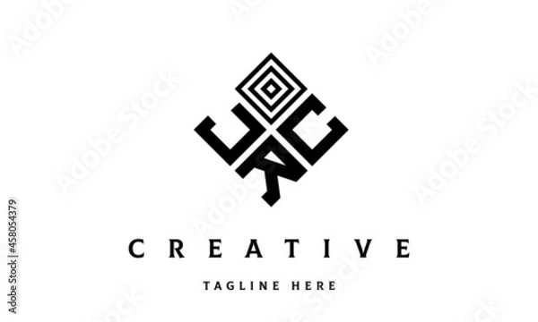 Fototapeta JCR square three latter logo vector