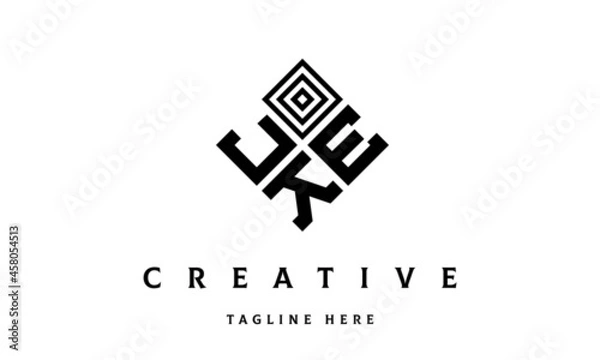 Obraz JEK square three latter logo vector