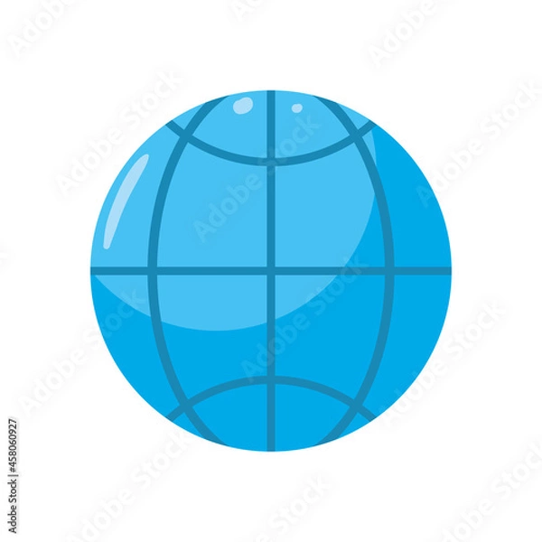Fototapeta Global sphere icon
