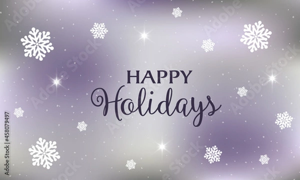 Obraz Happy holidays - Christmas background.