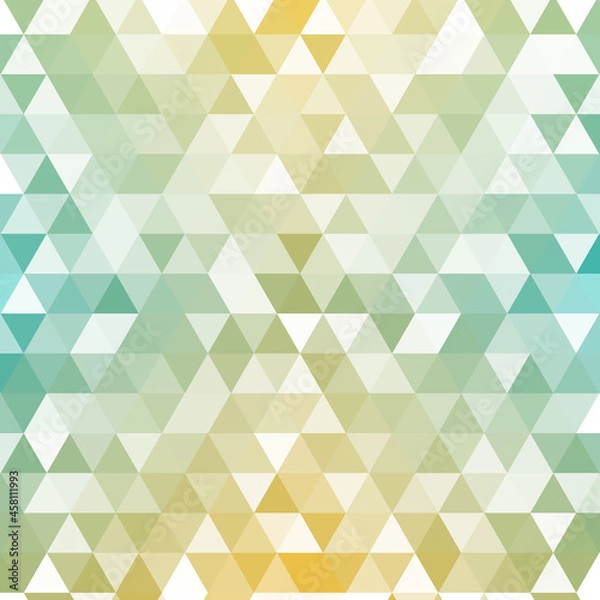 Fototapeta Abstract color Low-Polygones Generative Art background illustration