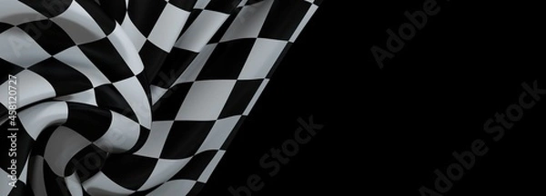 Fototapeta checkered flag, end race background