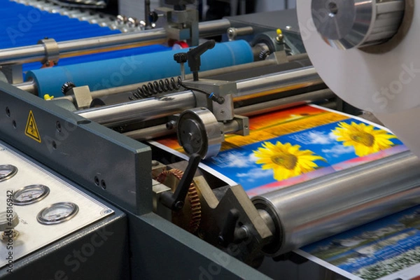 Fototapeta Druk offsetowy zwojowy