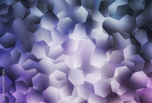 Fototapeta Light Purple vector low poly background.