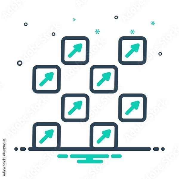 Obraz Mix icon for formation