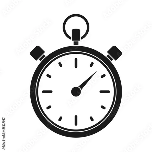 Fototapeta Stopwatch icon on a white background. Illustration	
