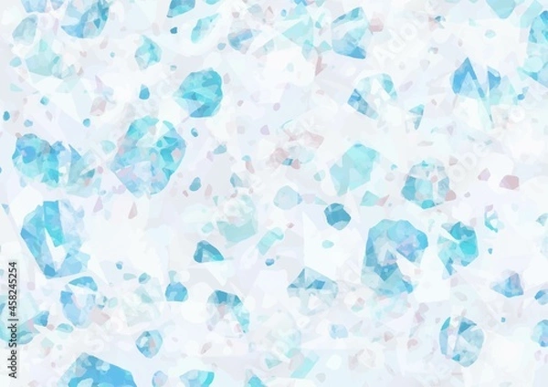 Fototapeta 水彩の水色テクスチャ背景
