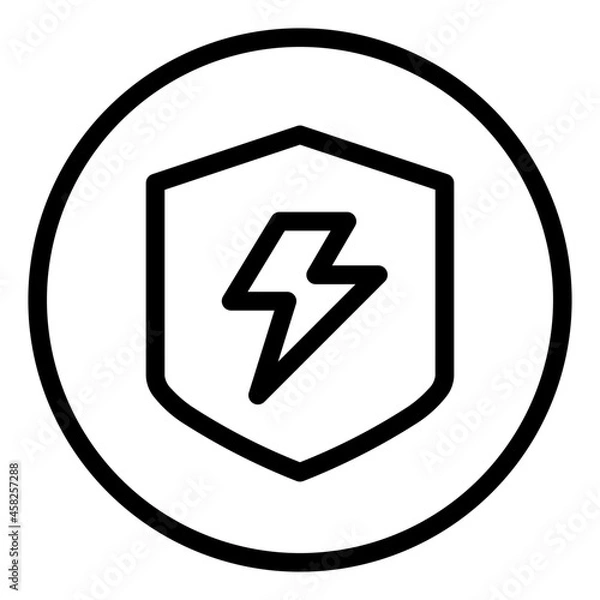 Fototapeta Energy security icon