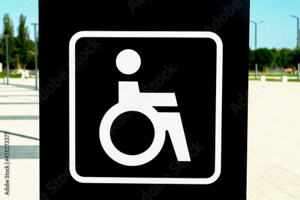 Obraz Disability Car Park, Parking for disability persons.