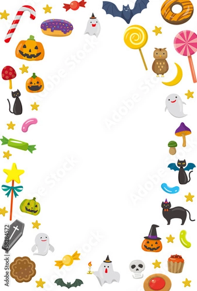 Fototapeta ハロウィンのイラスト
