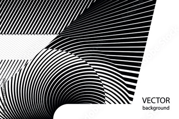 Fototapeta Abstract black and white background.