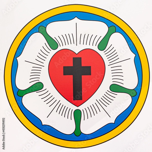 Fototapeta the seal of the reformer Martin Luther from 1520