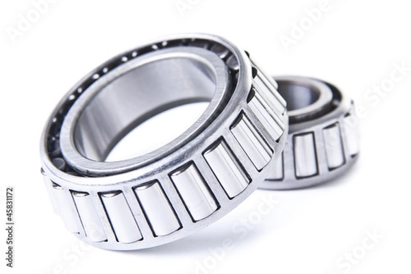 Fototapeta Łożyska kół na białym tle