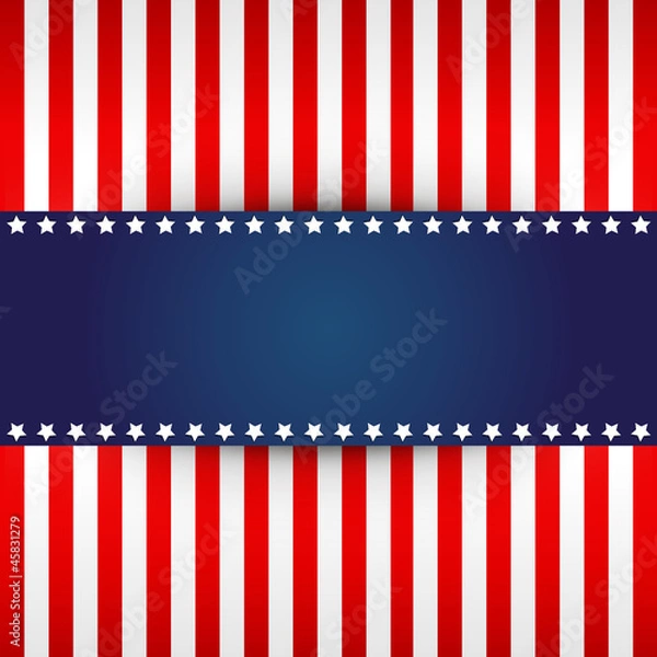 Obraz American Flag Design