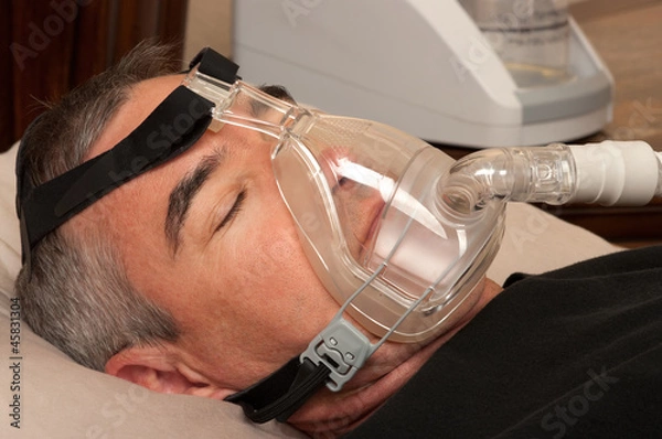 Obraz Sleep Apnea and CPAP
