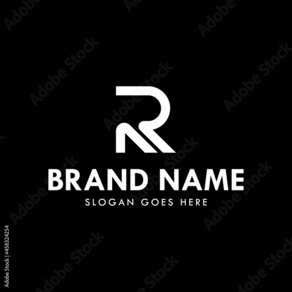 Fototapeta Initial letter mark alphabet r logo design