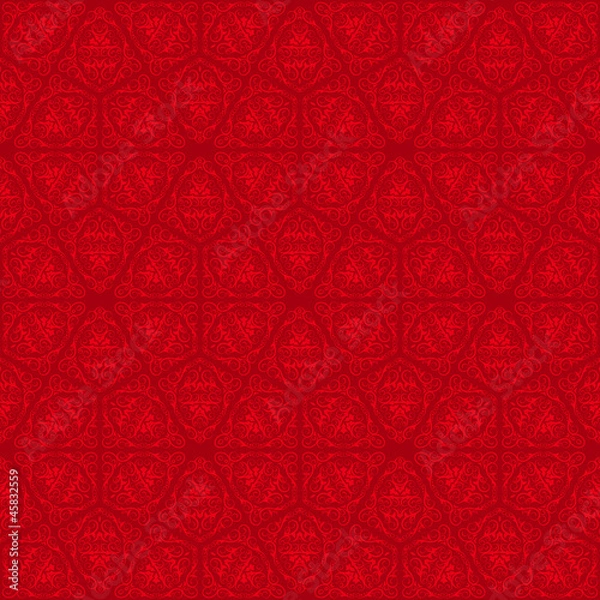 Fototapeta Red wallpaper pattern