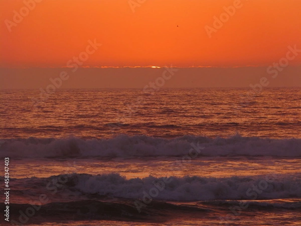 Obraz sunset in the pacific sea