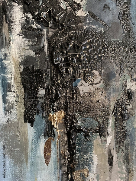 Fototapeta resin abstract glitter dark background