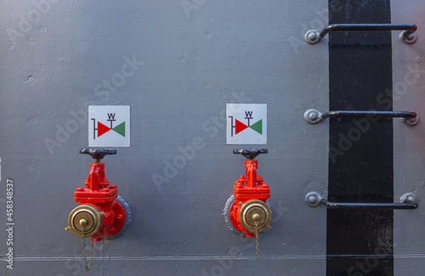 Fototapeta red fire hydrant