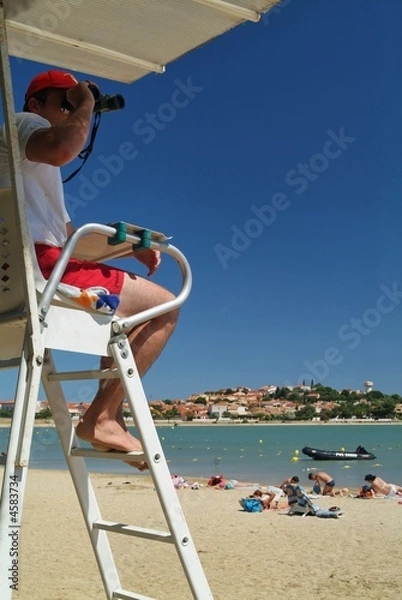 Fototapeta Baignade surveillée
