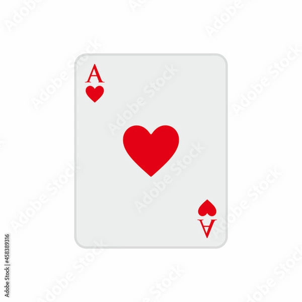 Fototapeta playing card icon, playing card vector sign symbol illustrations