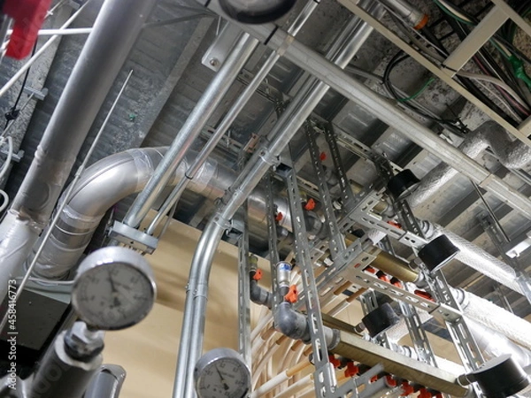 Fototapeta 機械室の天井