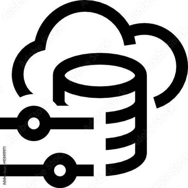 Obraz Cloud images and cloud icons