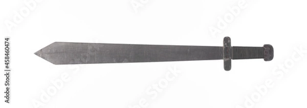 Fototapeta spartan sword isolated on white background