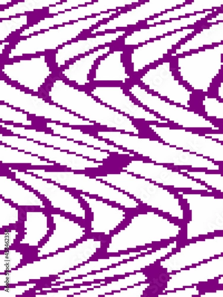 Obraz seamless abstract mosaic pattern. pixel art style.for creativity, embroidery, textiles, knitting patterns