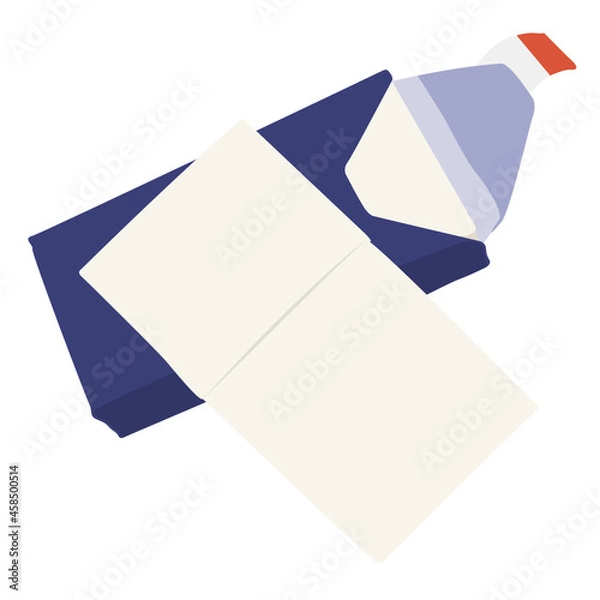 Obraz Papiertaschuntuchpackung