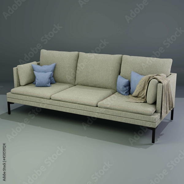 Fototapeta sofa in a room