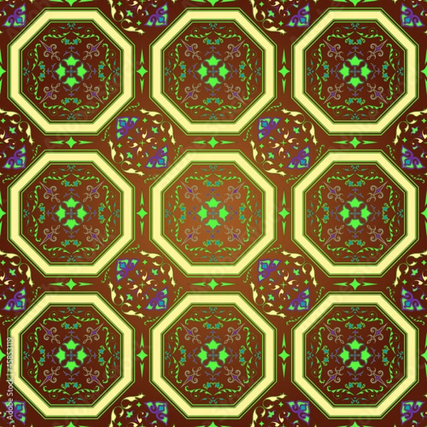 Obraz Seamless ornamental wallpaper