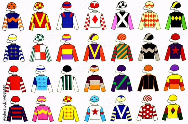 Obraz Mundury dżokejów