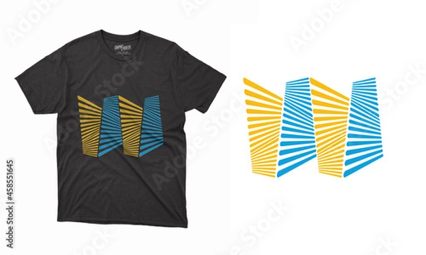 Obraz T-shirt design template layout