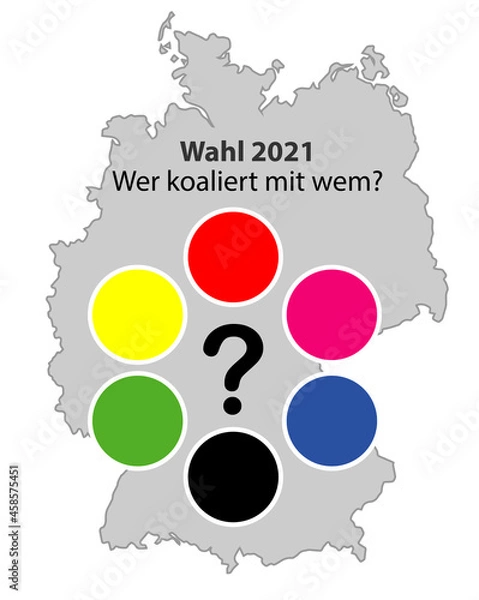 Obraz Koalition Bundestagswahl