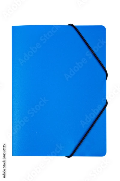 Obraz Blue folder isolated