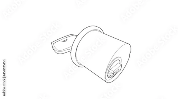 Fototapeta Lock and Key